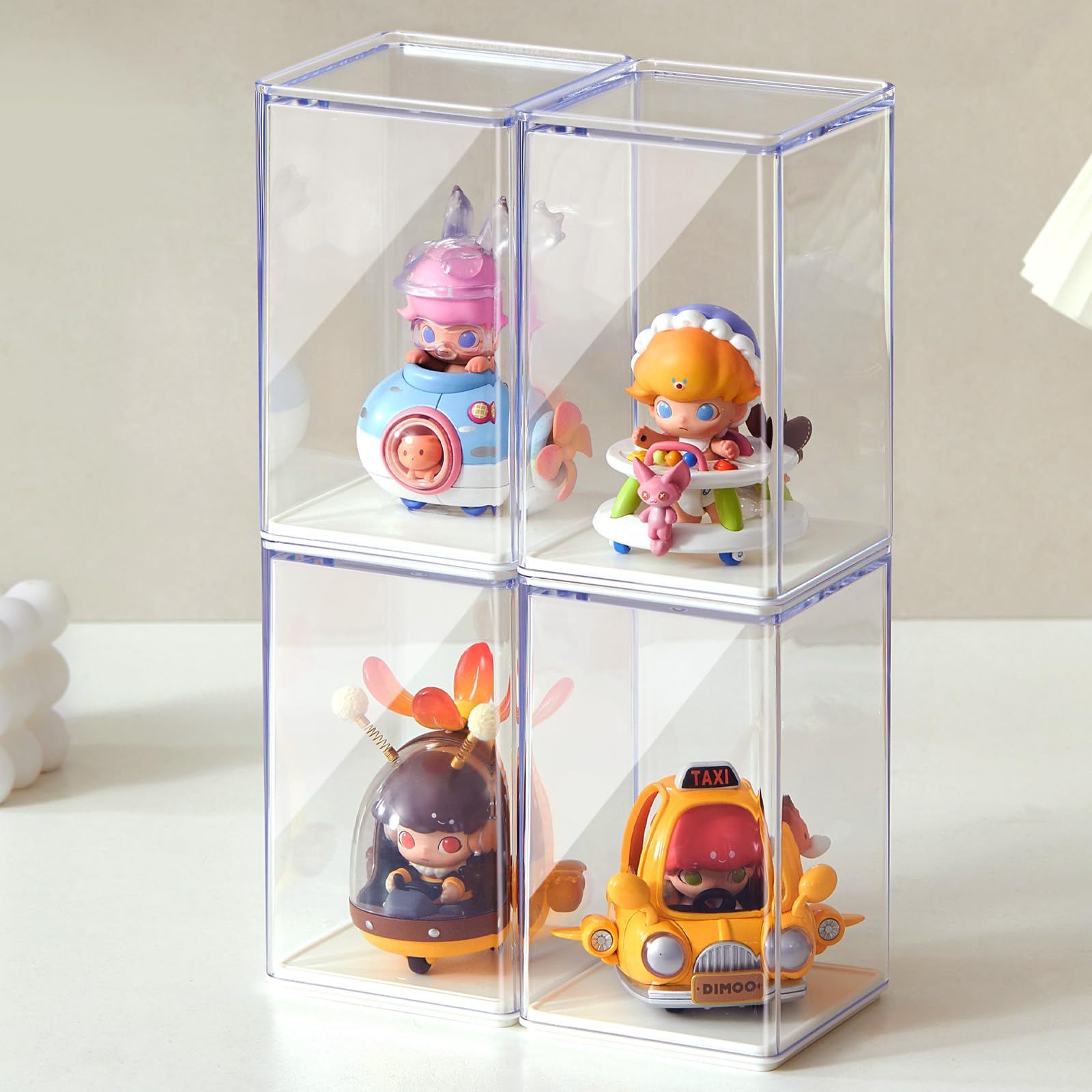 Amazon.co.jp: ZASA フィギュアケース 透明展示ケース クリア